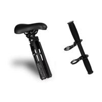 Zadel op Stang Buiszadel Herenfiets Zwart zonder Stuurtje - thumbnail