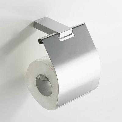 Eris toiletrolhouder met klep chroom Eris toiletrolhouder met klep chroom