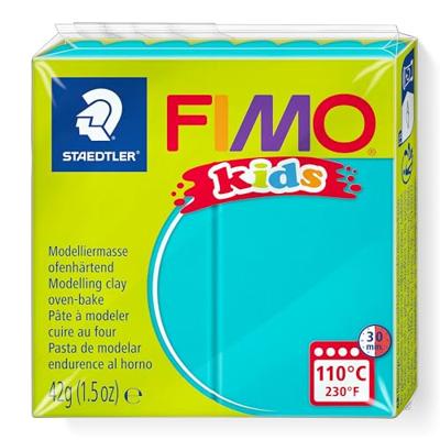 Fimo kids boetseerklei turquoise, 42gr