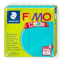 Fimo kids boetseerklei turquoise, 42gr - thumbnail