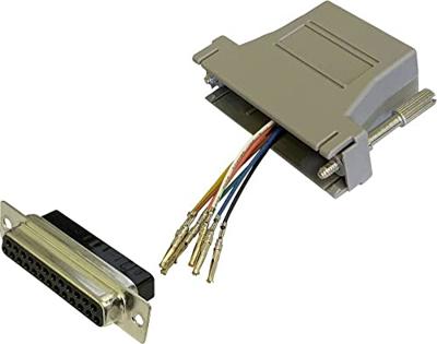 BKL Electronic 10121130 Adapter D-SUB-aansluiting 25-pol. - RJ45-bus 1 st. Single