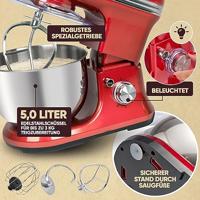 Profi Cook PC-KM 1197 rot Foodprocessor 1200 W Rood - thumbnail