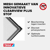 tesa ALU COMFORT 55196-00002-00 Vliegenhor (b x h) 1400 mm x 1500 mm Wit 1 stuk(s) - thumbnail