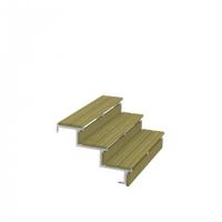 Stalen Buitentrap 3 Treden - 34,2º - 120 CM Breed - thumbnail