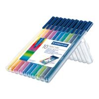 Staedtler viltstift Triplus Color, opstelbare box met 10 kleuren - thumbnail