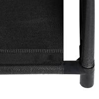 Opbergkast trapvormig 130x45x170 cm stof - thumbnail