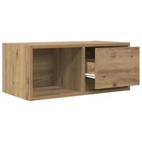 Tv-meubelen 2 st 60x31x25,5 cm bewerkt hout artisanaal eiken - thumbnail
