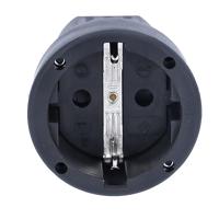 AS Schwabe 62225 Koppeling met randaarde PVC 230 V Zwart IP20 - thumbnail