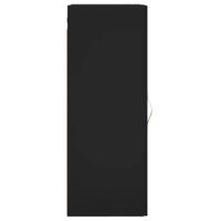 Hangkast 34,5x34x90 cm zwart - thumbnail