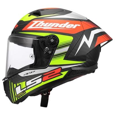 LS2 integraalhelm "ff805 thunder carbon gp aero replica zwart". helmet ff805 thunder gp aero replica sw size x