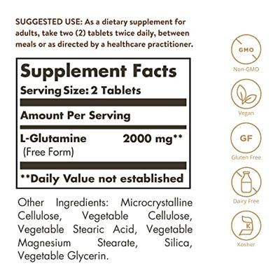 Solgar L-Glutamine 1000 mg Tabletten
