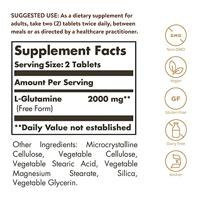 Solgar L-Glutamine 1000 mg Tabletten - thumbnail