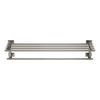 Handdoekhouder GROHE Essentials Cube 2 Armig Hard Graphite Geborsteld - thumbnail