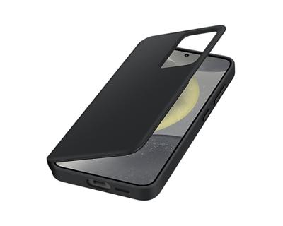 Samsung Smart View Wallet Booklet Samsung Galaxy S24 Zwart Stootbestendig Samsung Smart View Wallet Booklet Samsung Galaxy S24 Zwart Stootbestendig