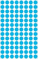 Etiket az 3011 rond 8mm blauw 416stuks - thumbnail