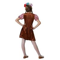 Kinderkostuum Bruin Duits Kamermeisje - Maat: 7-9 Jaar - Maat: 7-9 Jaar - thumbnail