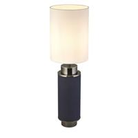 Searchlight TafellampFlask 72cm nikkel met vintage blauw - EU59041BK - thumbnail