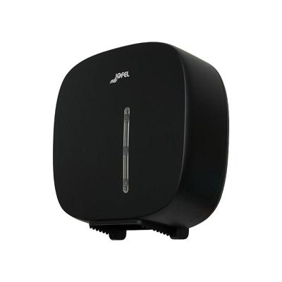 Jofel Jofel Timeless jumbo toiletrolhouder kunststof - zwart Jofel Jofel Timeless jumbo toiletrolhouder kunststof - zwart