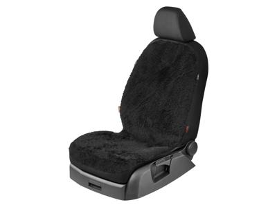 ULTIMATE SPEED Autostoelhoes van schapenvacht (Zwart)