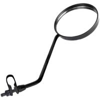 Mirage spiegel rond groot, zwart - thumbnail