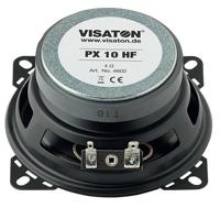Visaton PX 10 HF - 4 Ohm 4 inch 10 cm 2-weg-coaxiaalluidspreker 20 W 4 Ω Watervast polypropyleen membraan - thumbnail