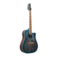 Ibanez ALT30FM Altstar Blue Doom Burst High Gloss elektrisch-akoestische westerngitaar - thumbnail