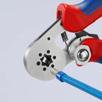 Knipex Zelfinstellende krimptang voor adereindhulzen | Met zij-invoering - 975514 - thumbnail