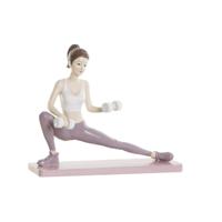 Decoratieve figuren DKD Home Decor Roze Yoga Scandi 20 x 8 x 16,5 cm - thumbnail