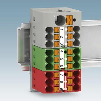 Phoenix Contact 3273000 Verdeelblok 28.6 mm Spanveer Grijs 10 stuk(s) Phoenix Contact 3273000 Verdeelblok 28.6 mm Spanveer Grijs 10 stuk(s)