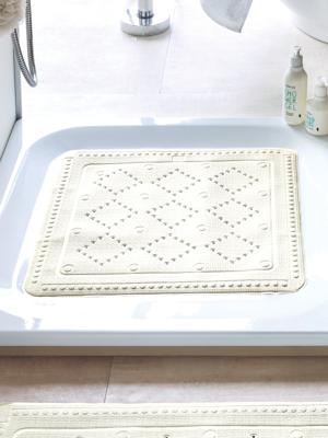 Kleine Wolke Badmat anti-slip Arosa 55x55 cm wit Kleine Wolke Badmat anti-slip Arosa 55x55 cm wit