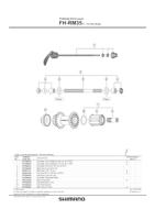 Shimano remgreep deore xt hydraulisch rechts zwart - thumbnail