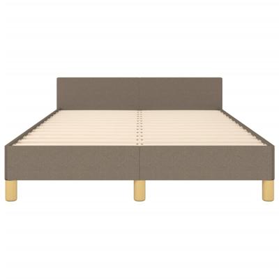 Bedframe zonder matras 120x190 cm stof taupe Bedframe zonder matras 120x190 cm stof taupe