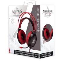 Assassin's Creed Dual Gaming Wired Headset - Red - thumbnail