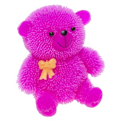 Duckiez Puffer beertje kleur, 9cm