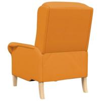 Fauteuil Donkergeel 76 x 94 x 102 cm Stof - thumbnail