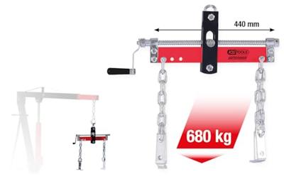 KS Tools 160.1291 performance lastpositioneervoorziening, 680 kg KS Tools 160.1291 performance lastpositioneervoorziening, 680 kg