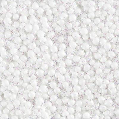 Foam Clay ®, glitter, wit, 35 gr/ 1 doosje