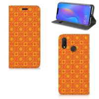 Huawei P Smart Plus | Hoesje met Magneet | Batik Oranje - thumbnail