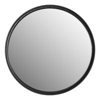 ZILT Ronde Spiegel 'Larrys' 60cm, kleur Zwart - thumbnail