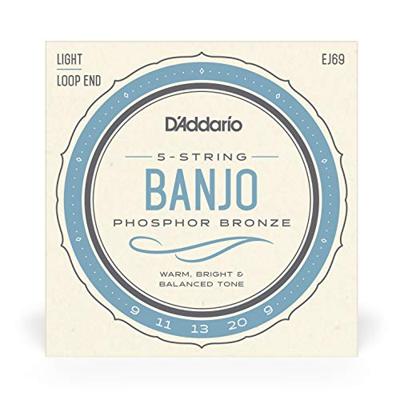 D'Addario EJ69 snarenset voor vijf-snarige banjo D'Addario EJ69 snarenset voor vijf-snarige banjo