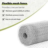 VidaXL Afrasteringspaal zilver 10 x 1 m (13 mm gaas) staal - thumbnail