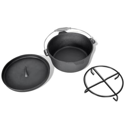 VidaXL 9-delige braadpannenset