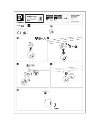 Paulmann Spot Pane Plafondspot URail 7 W LED Wit, Chroom (mat) Paulmann Spot Pane Plafondspot URail 7 W LED Wit, Chroom (mat)