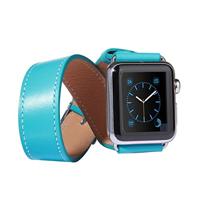 Kakapi Double Strap bandje - Turquoise - Geschikt voor Apple Watch 44mm / 45mm / 46mm / 49mm - thumbnail