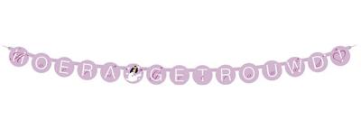 Letterslinger hoera getrouwd