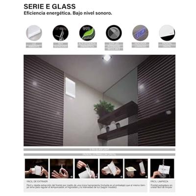 Badkamer Ventilator Cata E-100 GBTH Timer En Vochtsensor 100 mm 4W/8W Wit Badkamer Ventilator Cata E-100 GBTH Timer En Vochtsensor 100 mm 4W/8W Wit