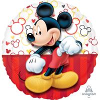Folieballon Mickey Mouse Rood - 43 cm - thumbnail