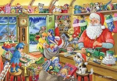 No.5 - Santa's Workshop Puzzel 500 Stukjes