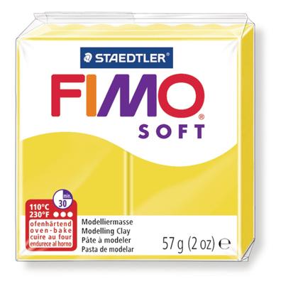 Boetseerklei Fimo soft 57 gram limoengeel