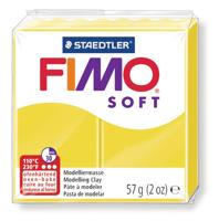 Boetseerklei Fimo soft 57 gram limoengeel - thumbnail
